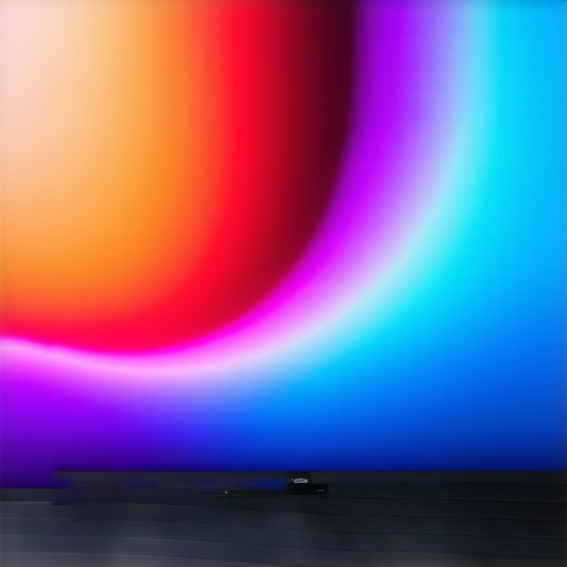 Close-up of OLED TV screen highlighting HDR contrast and color richness