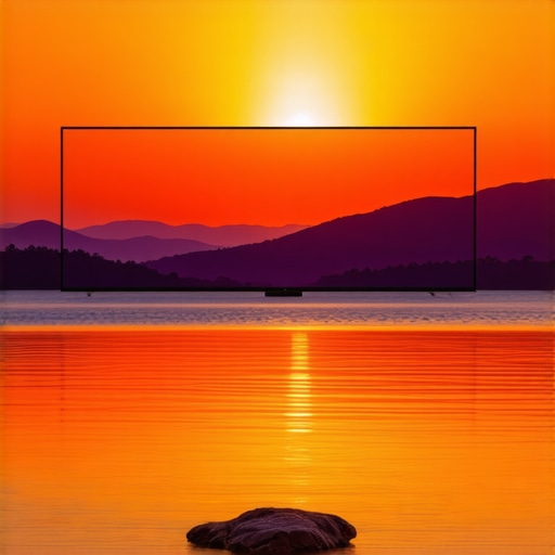 A detailed shot of OLED TV showcasing vibrant HDR visuals