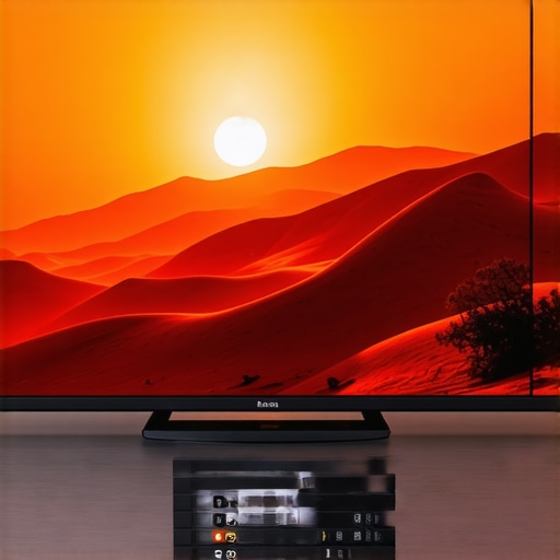 A person calibrating an OLED TV for optimal HDR performance using specialized tools.