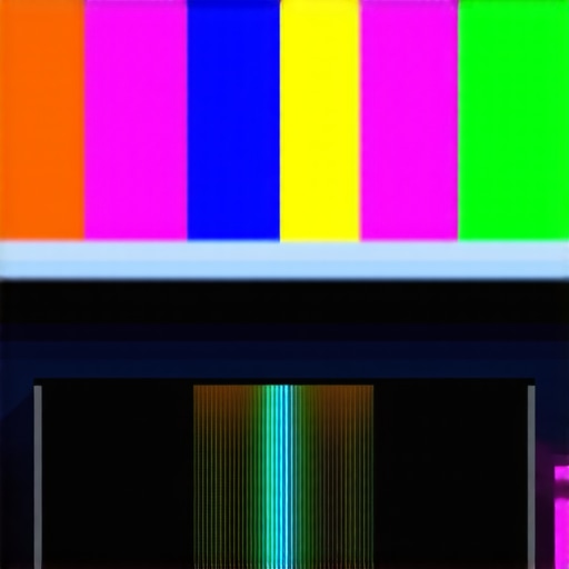 OLED Calibration Tools in Action Person calibrating their OLED TV with a professional colorimeter device